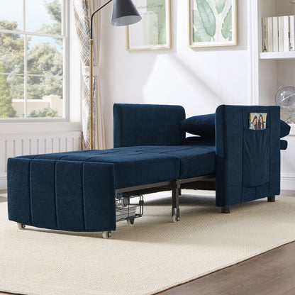 Convertible Sleeper Sofa and Storage Pockets