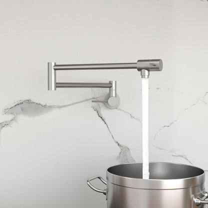 Modern Folding Wall Mount Pot Filler Faucet