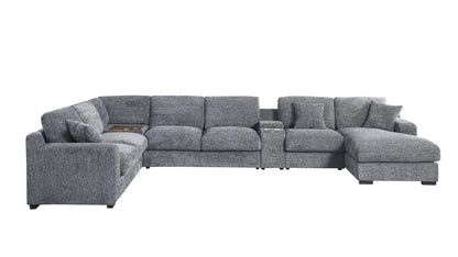 Celine Fabric Corner Sectional Sofa Right Chaise