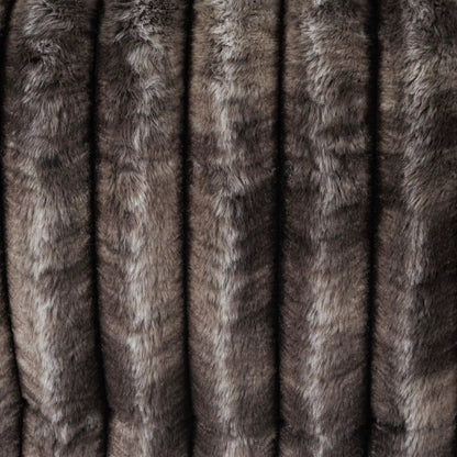 Brown faux fur upholstery swatch for glider chairs by Unique Piece Furniture on Tampa Home & Garden Store