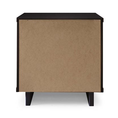 Granville 2-drawer nightstand in solid wood, dark espresso by HouseOfZazla on Tampa Home & Garden Store