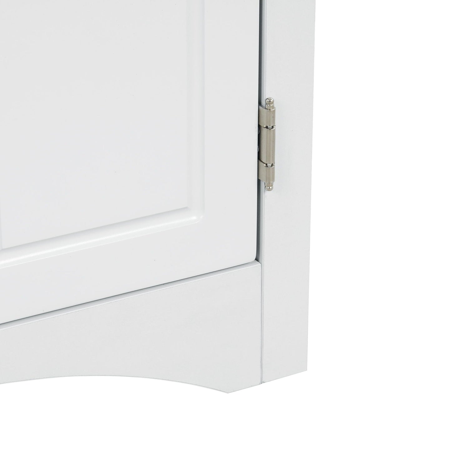 Triangle bathroom storage cabinet white linen cabinet with adjustable shelves HouseOfZazla on Tampa Home & Garden Store