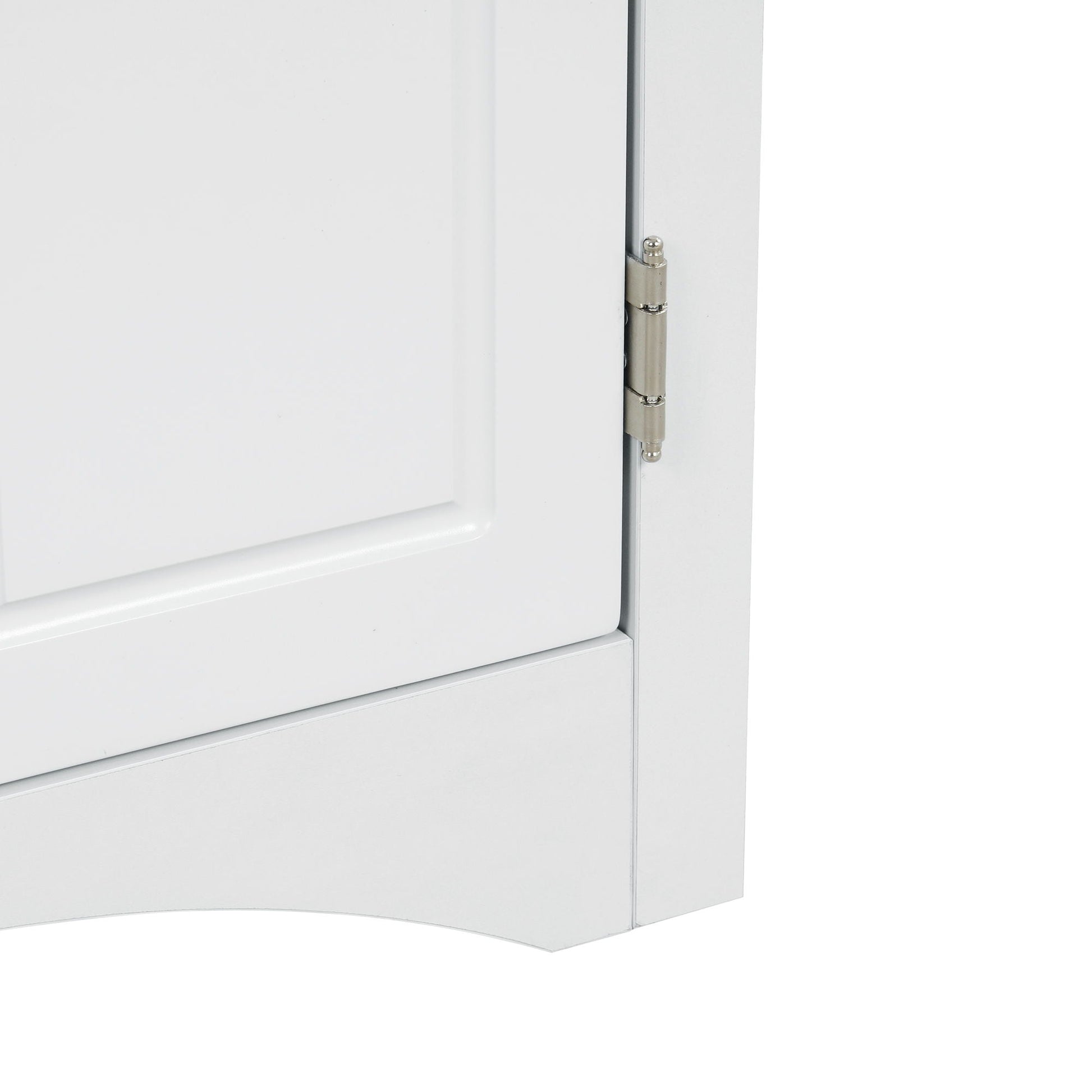 Triangle bathroom storage cabinet white linen cabinet with adjustable shelves HouseOfZazla on Tampa Home & Garden Store