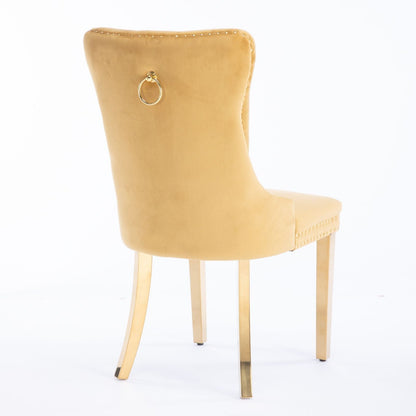 Nikki Modern Tufted Dining Chair Set of 2