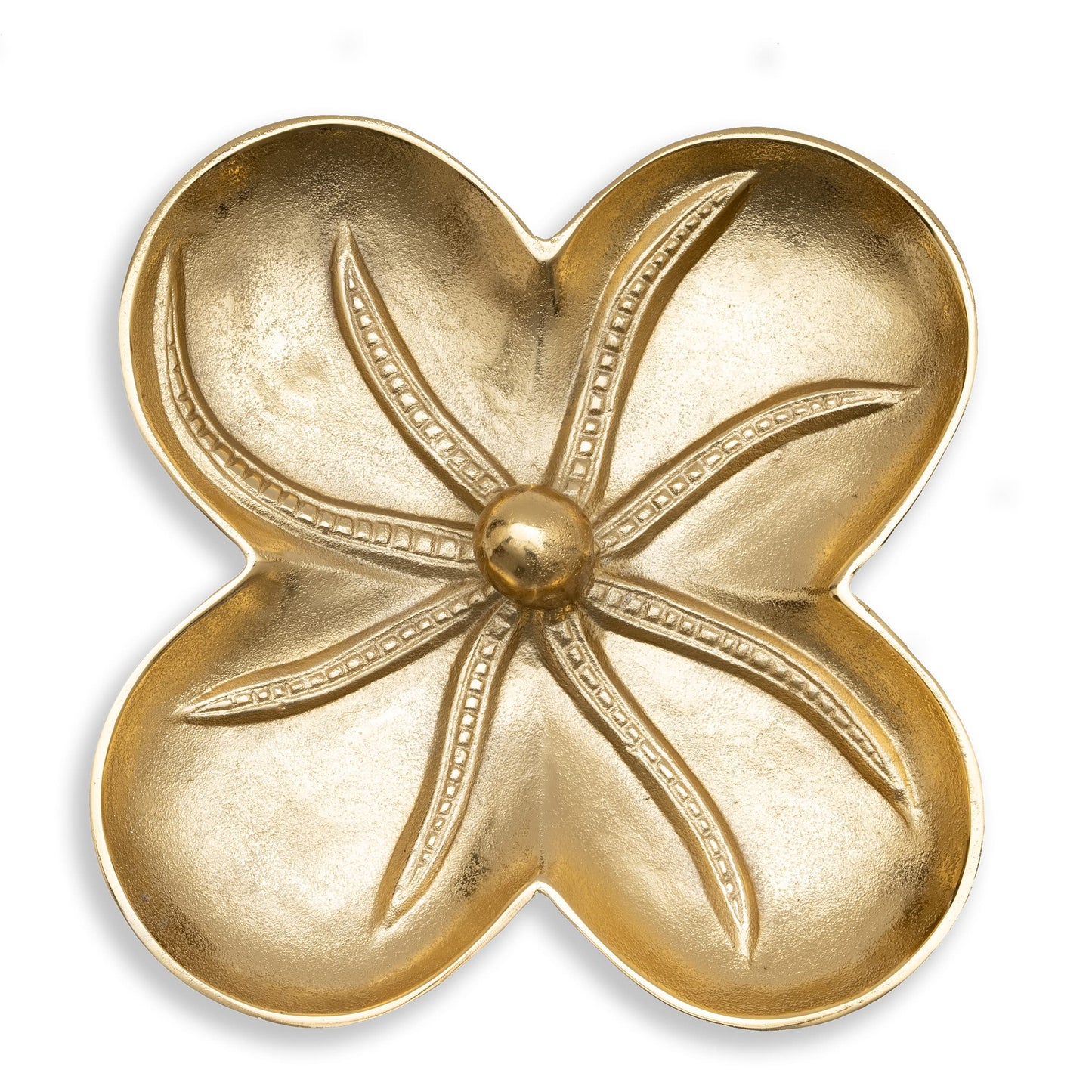 Gold Octopus Aluminum Appetizer Bowl and Tray