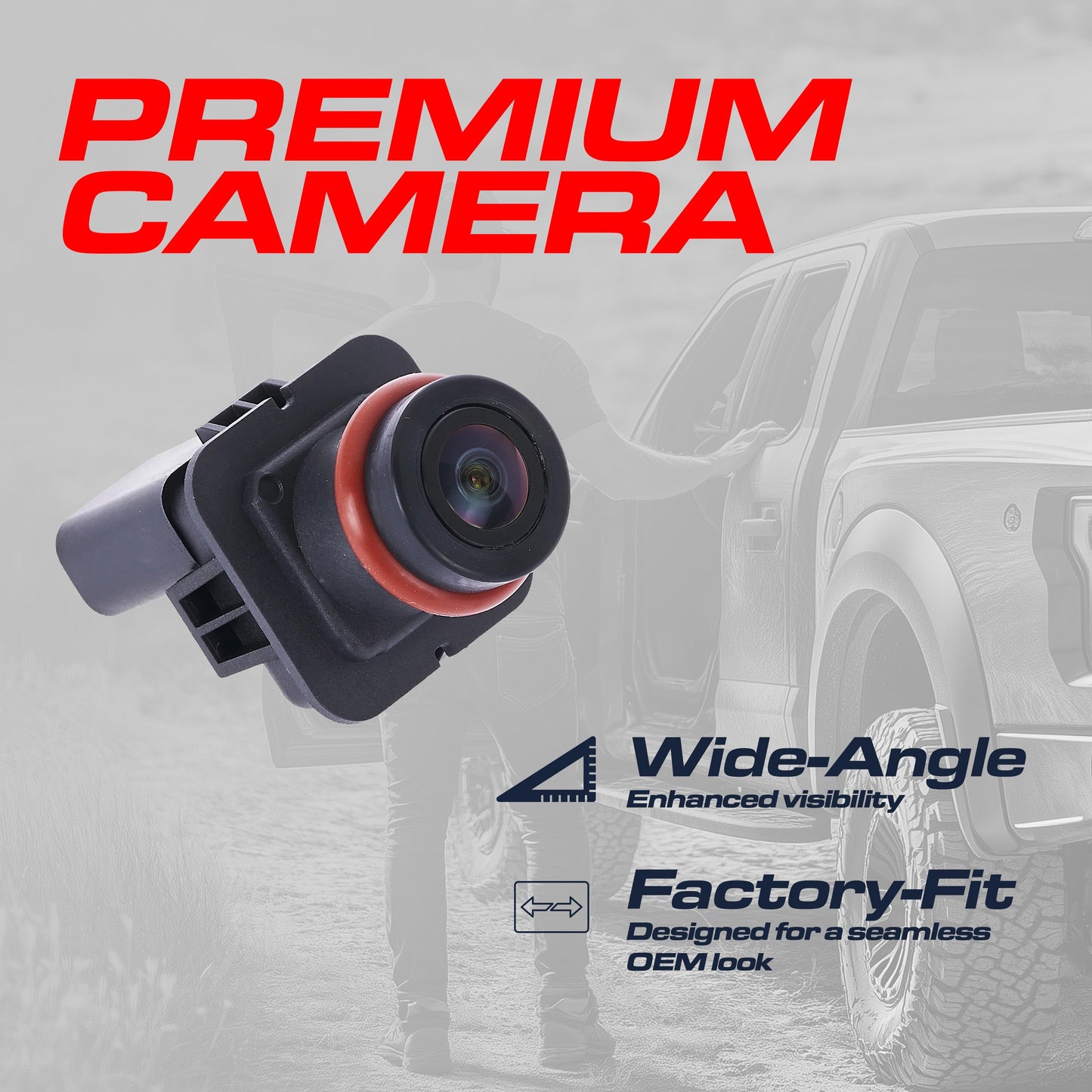 Ford Transit Connect OEM backup camera BT1Z-19G490-A by Master Tailgaters with orange seal on Tampa Home & Garden Store