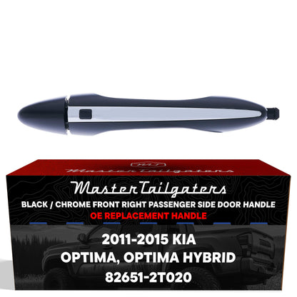 Exterior door handle Black/Chrome replacement for Optima passenger side MasterTailgaters on Tampa Home & Garden Store