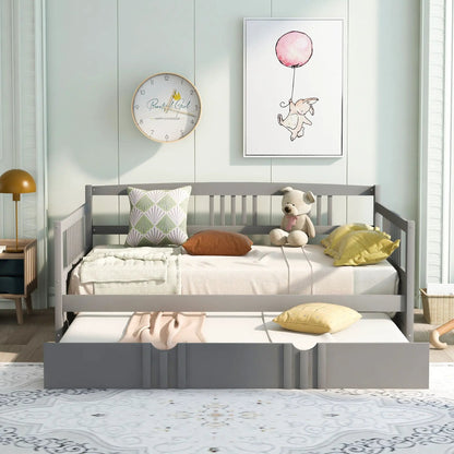 Multifunctional Modern Daybed with gray under-bed storage and cozy nursery accents on Tampa Home & Garden Store
