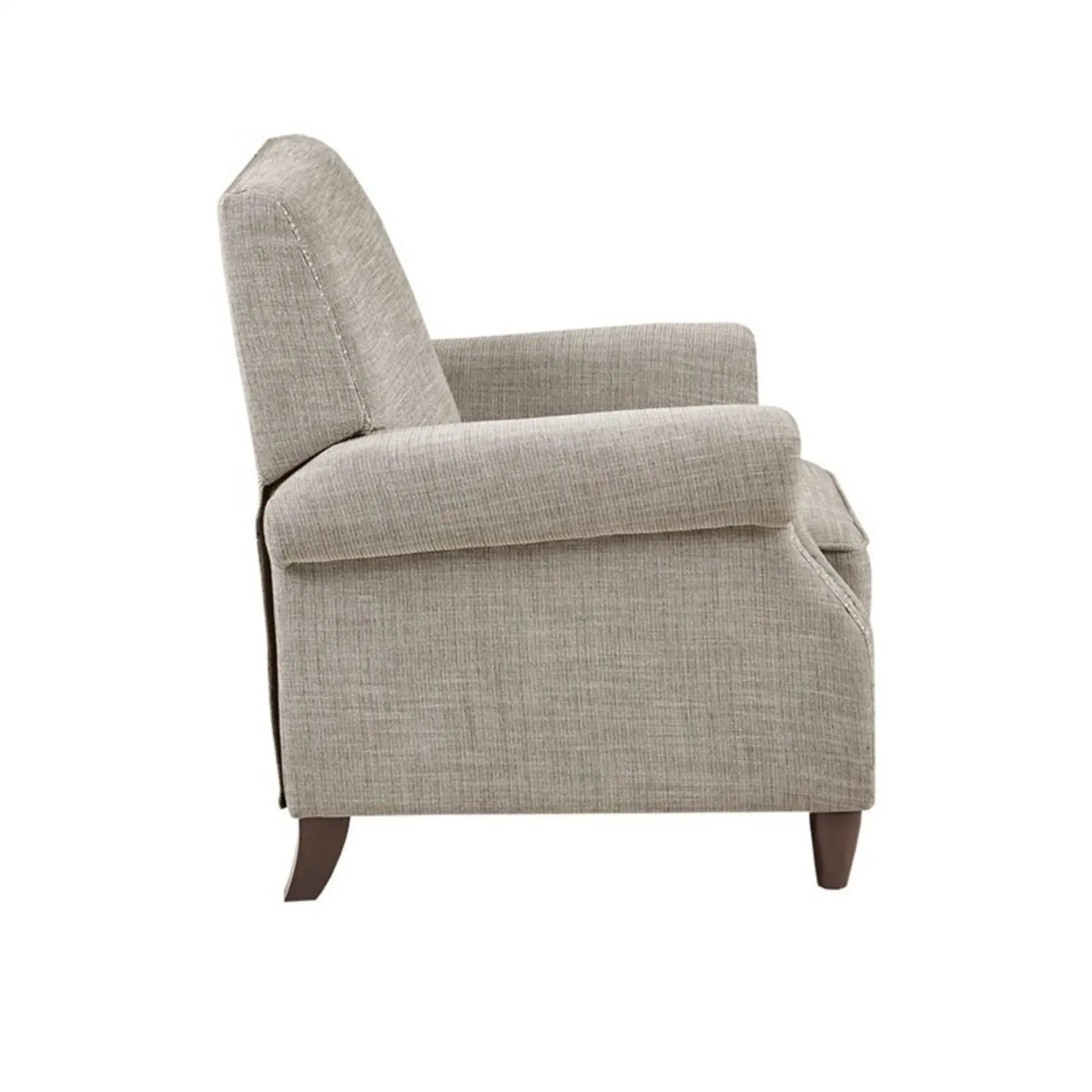 Julian Push Back Recliner in sand fabric by Unique Piece Furniture with reclining function on Tampa Home & Garden Store