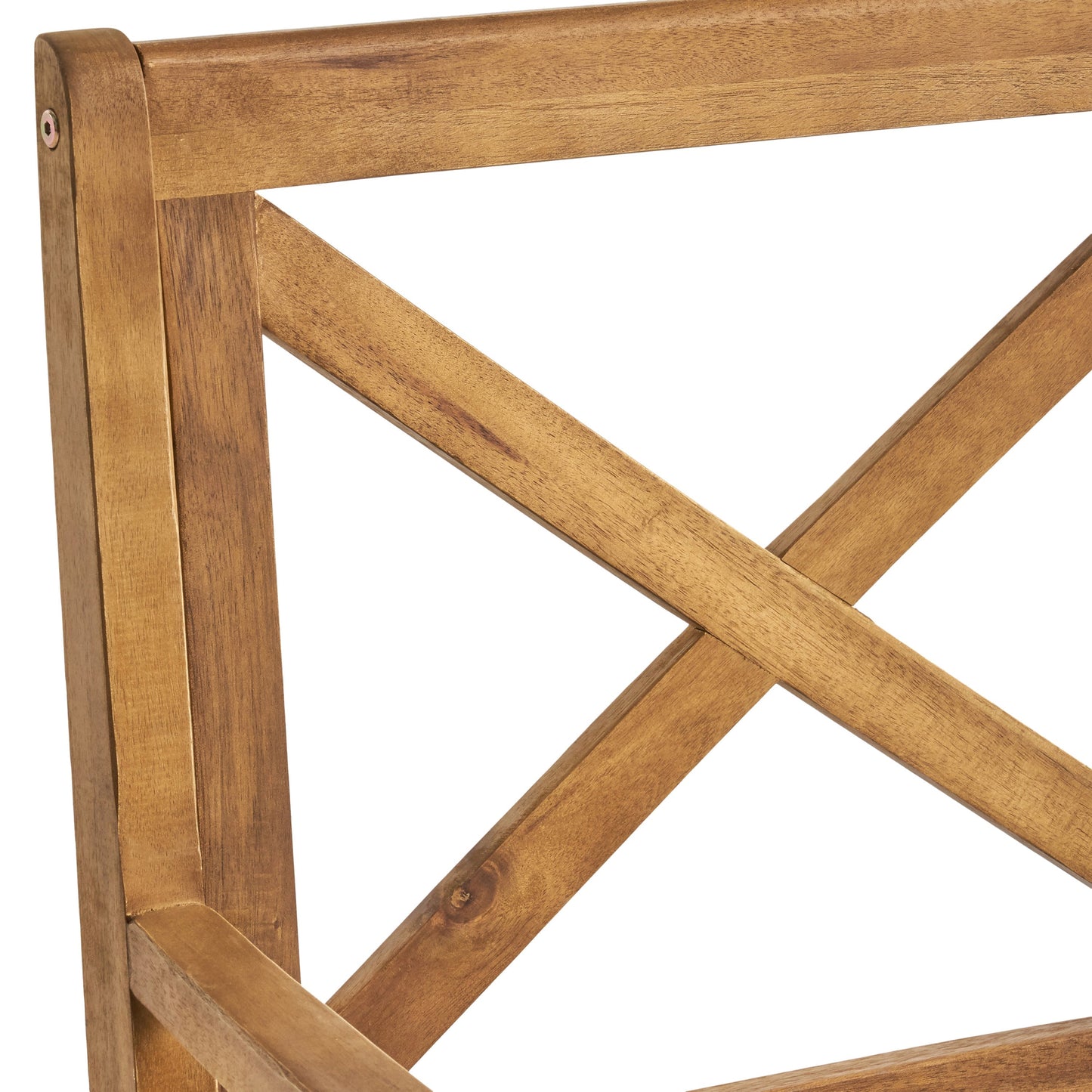 Perla Dining Chair wooden outdoor chair frame with brown finish outdoor furniture on Tampa Home & Garden Store