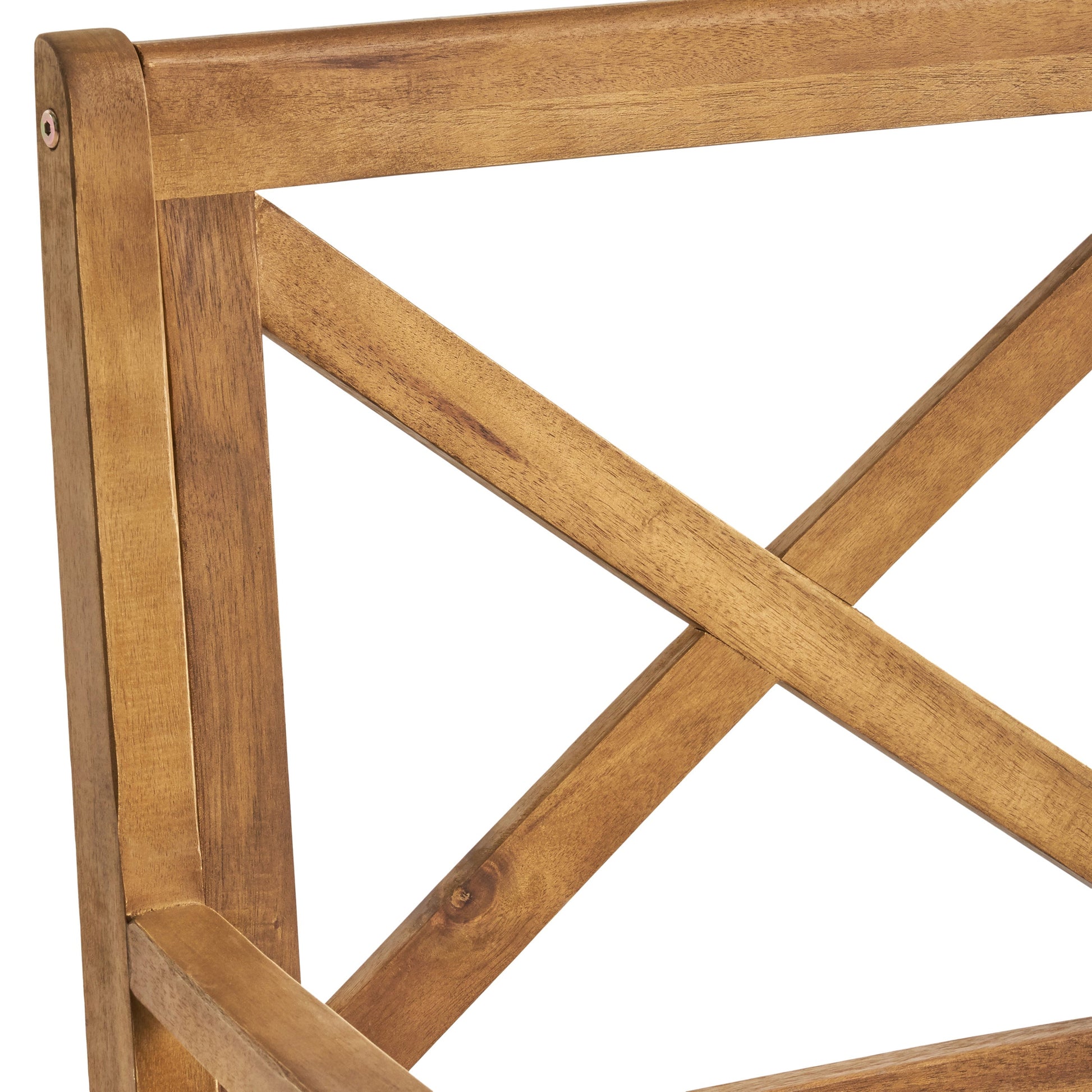 Perla Dining Chair wooden outdoor chair frame with brown finish outdoor furniture on Tampa Home & Garden Store