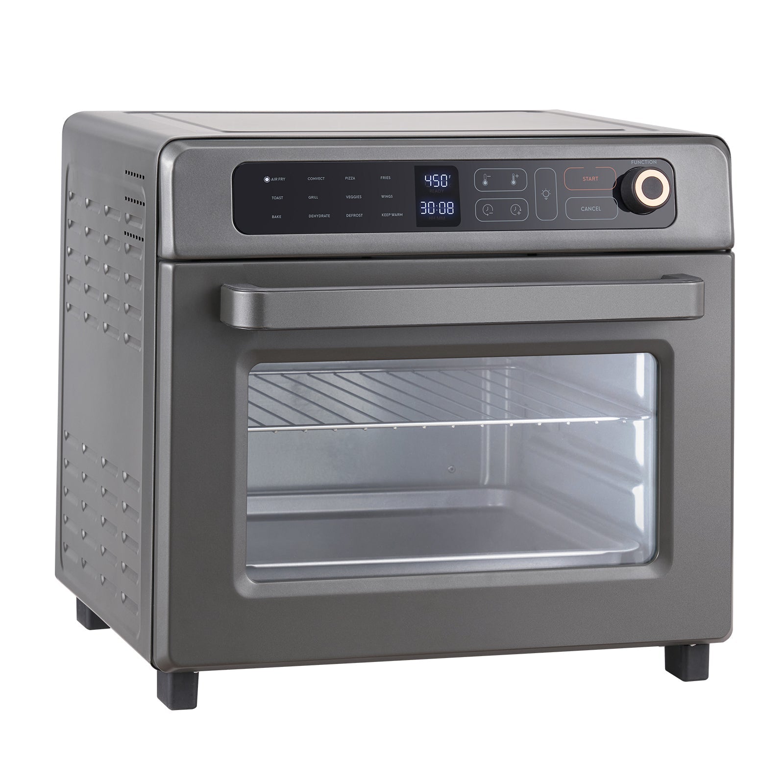 12-in-1 Air Fryer Toaster Oven, stainless steel 25L 1700W HouseOfZazla on Tampa Home & Garden Store