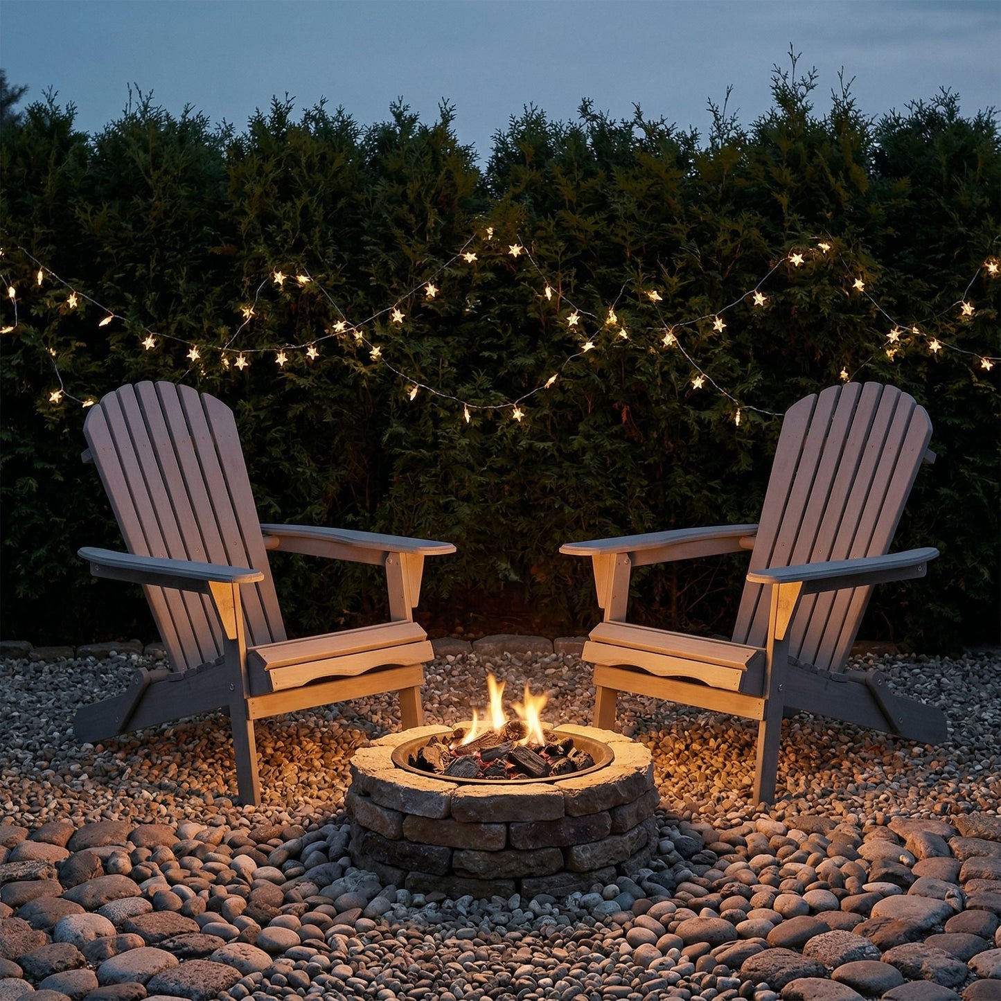 Oversized Folding Adirondack Chair for Patio