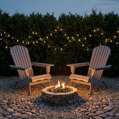 Oversized Folding Adirondack Chair for Patio