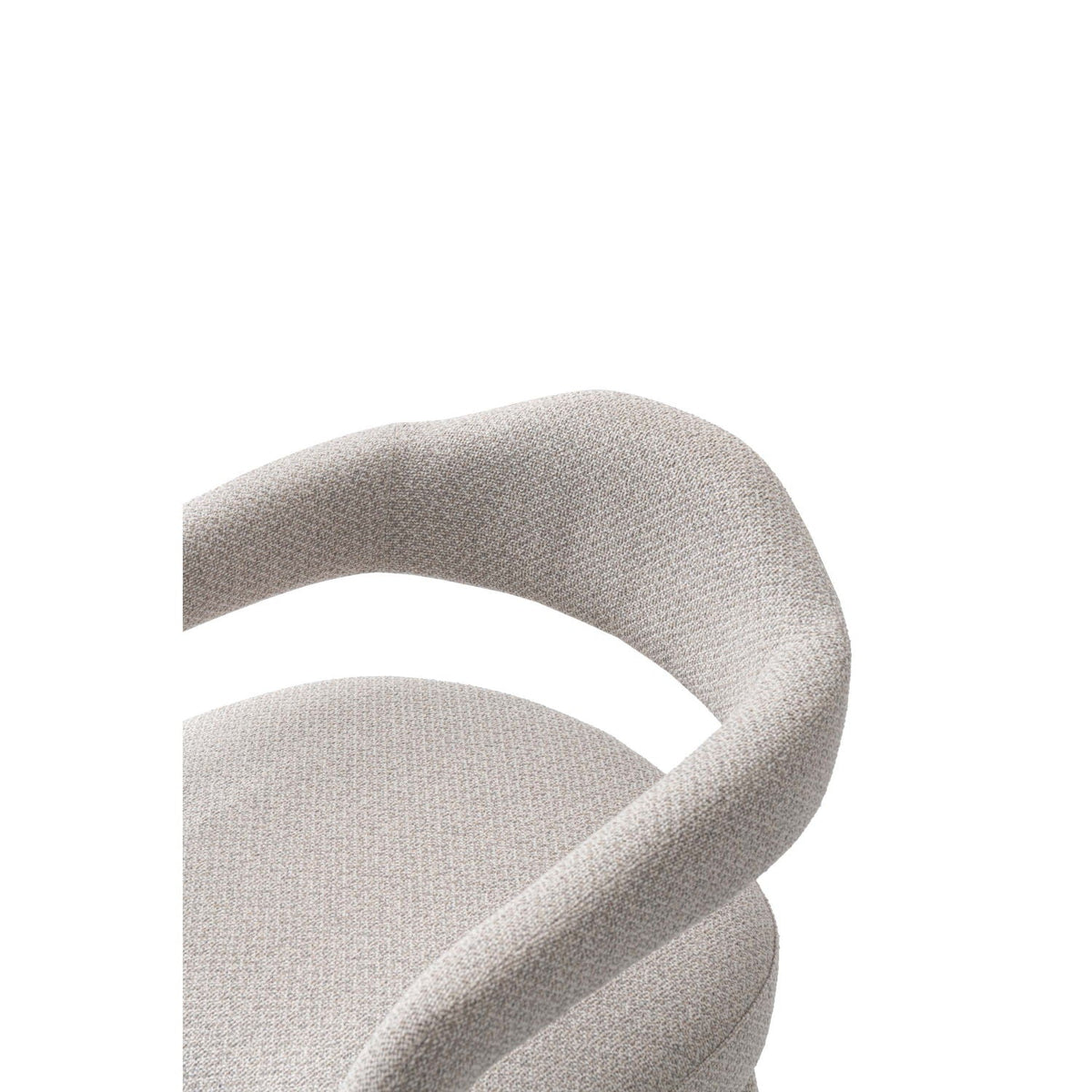 Aspen Solid Wood Mid Century Tweed Armchair