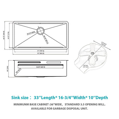 Undermount Workstation Sink and Faucet Set