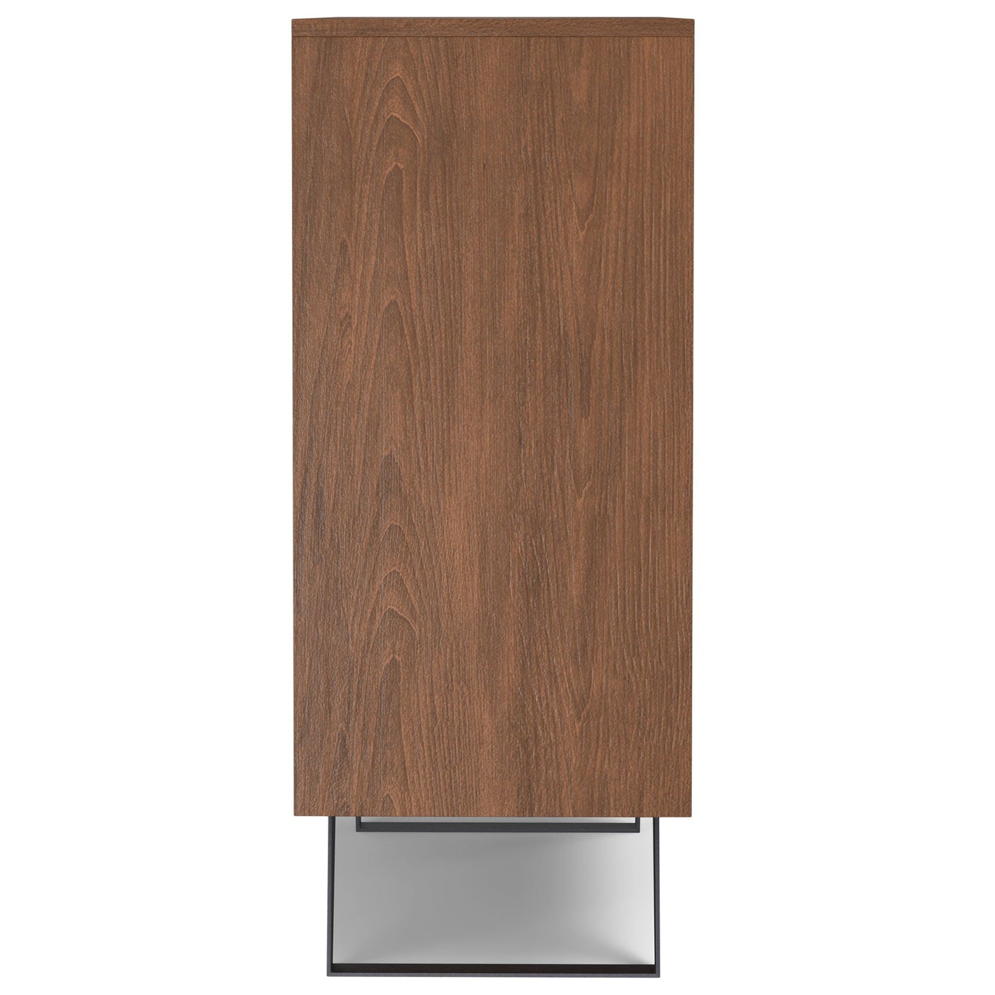 Lowry Handcrafted Medium Storage Cabinet in walnut-brown wood veneer on Tampa Home & Garden Store