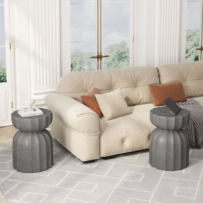 Waterproof Indoor and Outdoor Gray Coffee Table