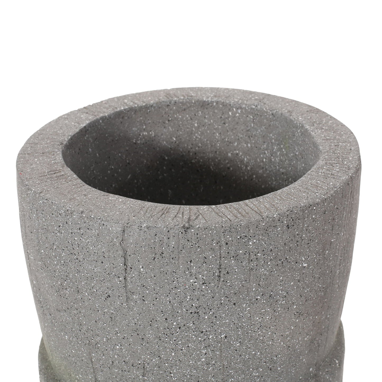 Planter Classic Flower Planter magnesium oxide stone gray by HouseOfZazla on Tampa Home & Garden Store