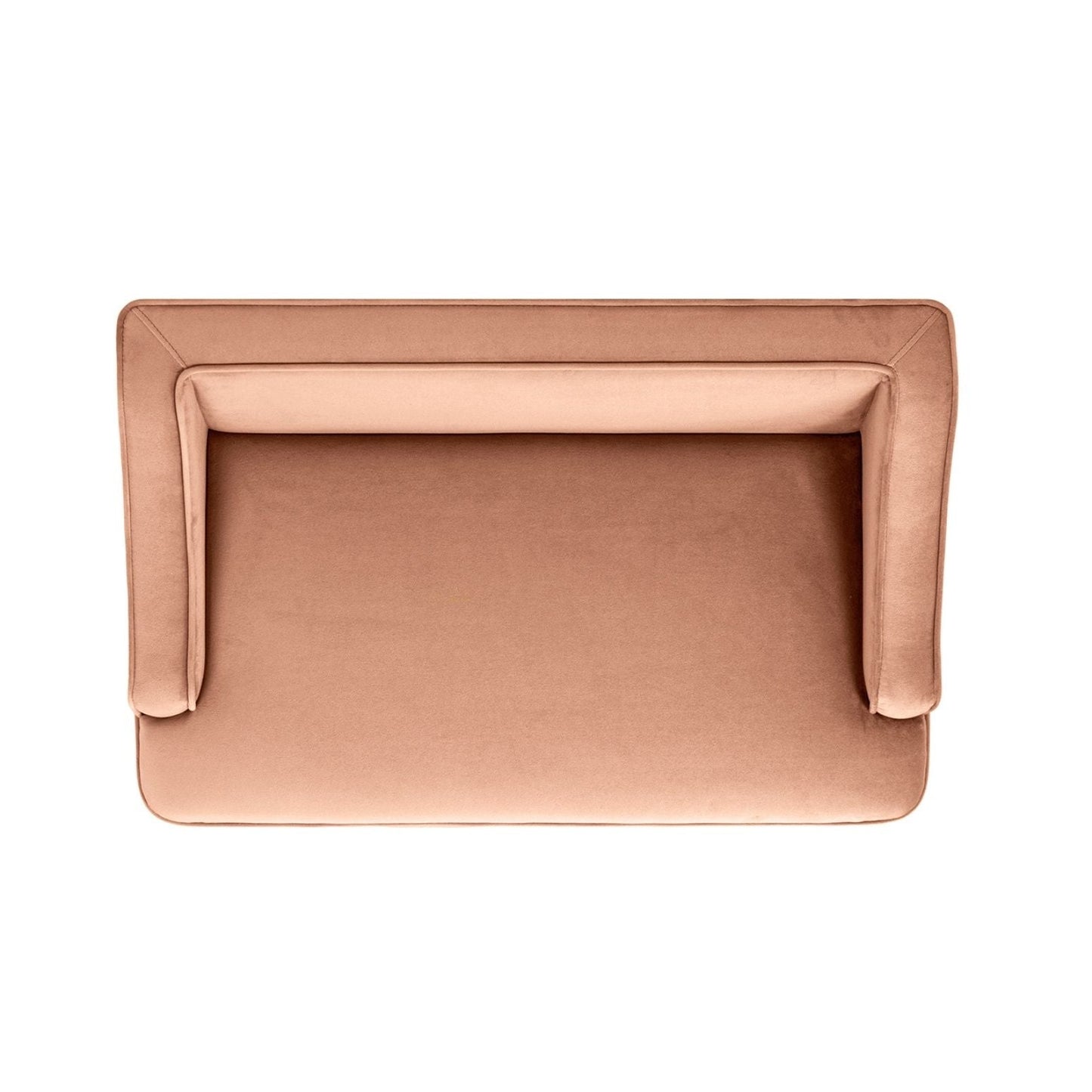 Duchess Pet Bed Sofa peach velvet cat bed with raised sides on Tampa Home & Garden Store