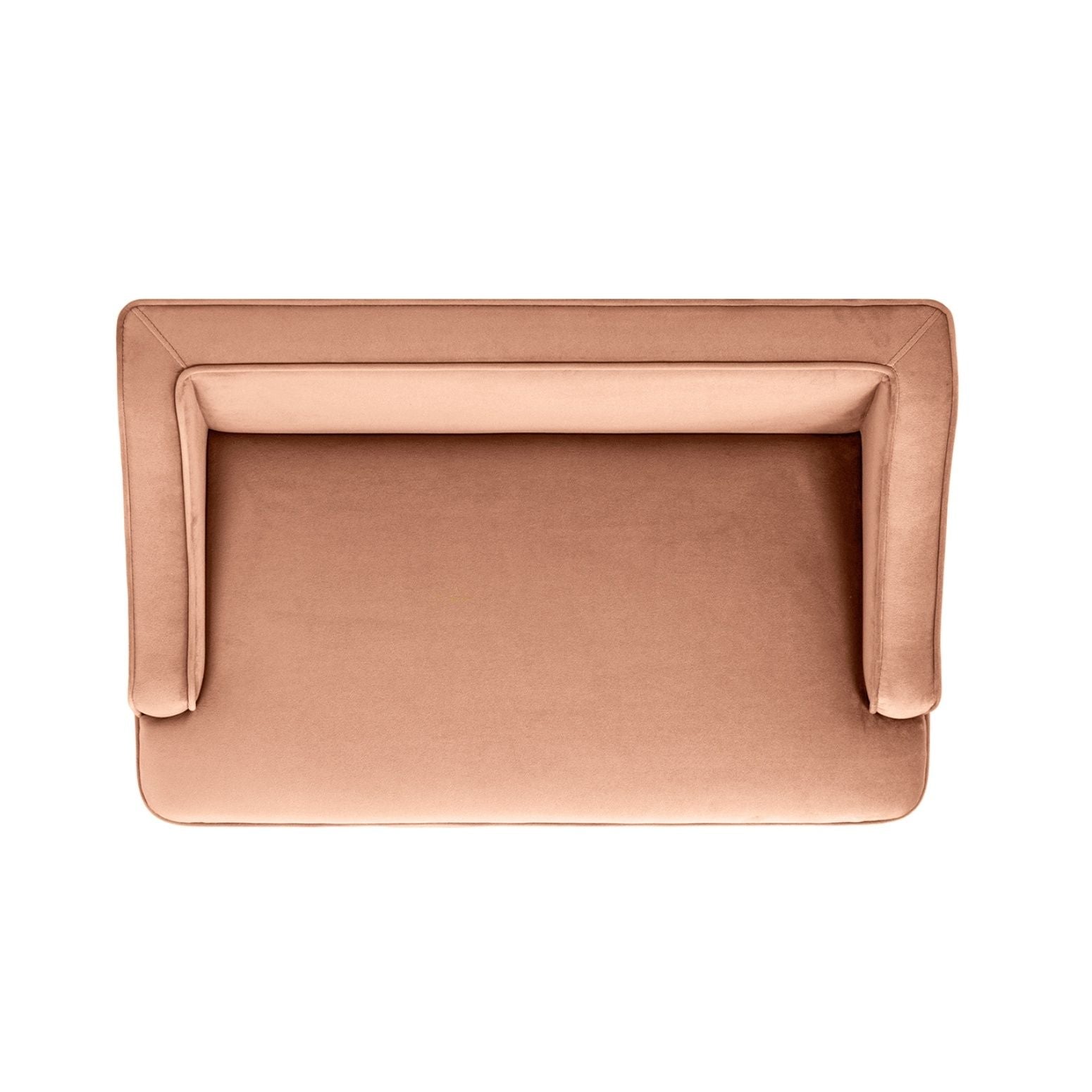 Duchess Pet Bed Sofa peach velvet cat bed with raised sides on Tampa Home & Garden Store
