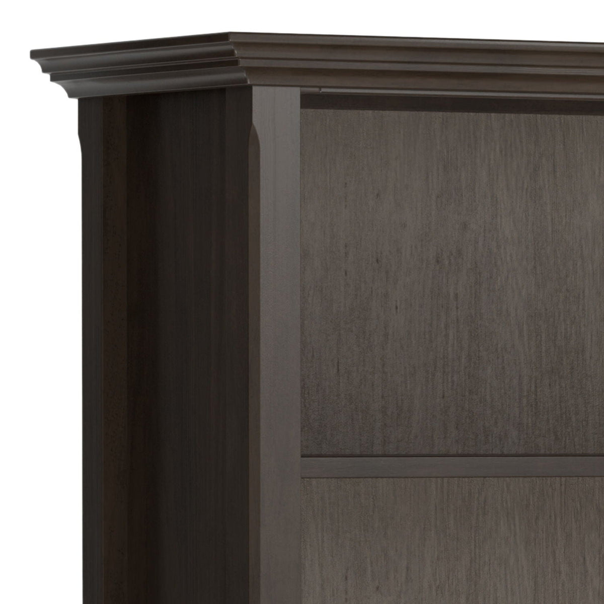 Amherst Wooden Bookcase with Adjustable Shelves in dark espresso finish by HouseOfZazla on Tampa Home & Garden Store