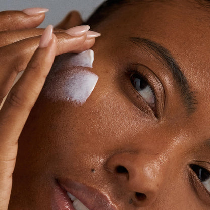 Dermalogica SPF30 sunscreen; lightweight nonwhitening formula applied to dark skin on Tampa Home & Garden Store