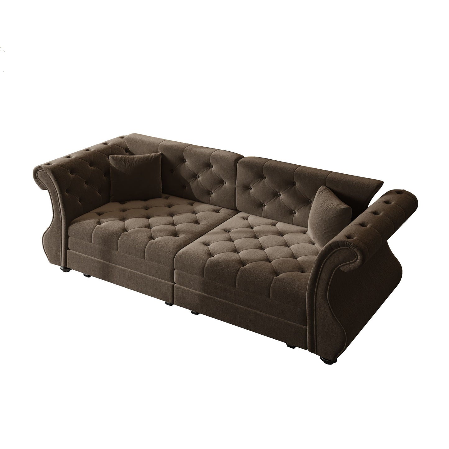 Oversized Chesterfield Sofa and a Pull Out Bed