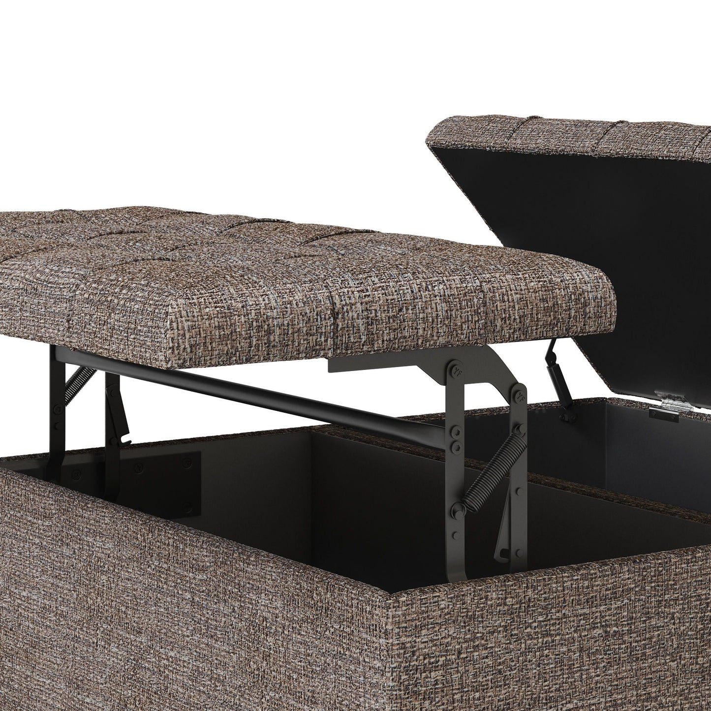 Harrison Upholstered Coffee Table Storage Ottoman