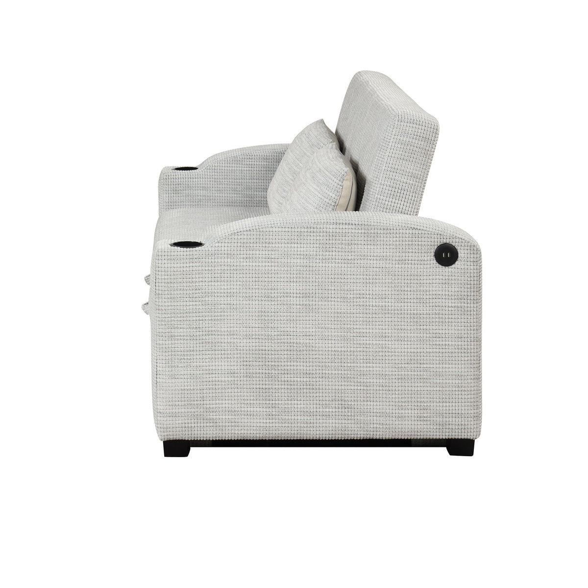Convertible Sofa With Usb And Adjustable Backrest