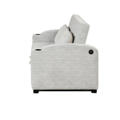Convertible Sofa With Usb And Adjustable Backrest