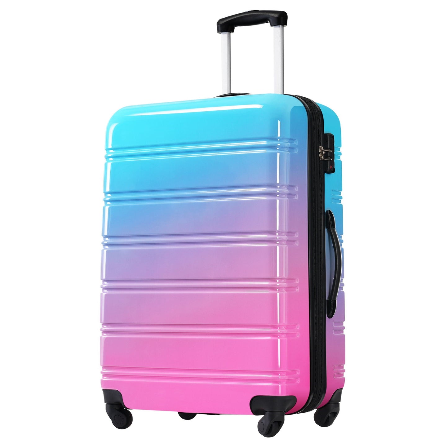 Hardside gradient luggage suitcase with extendable handle and spinner wheels 20/24/28 in size on Tampa Home & Garden Store
