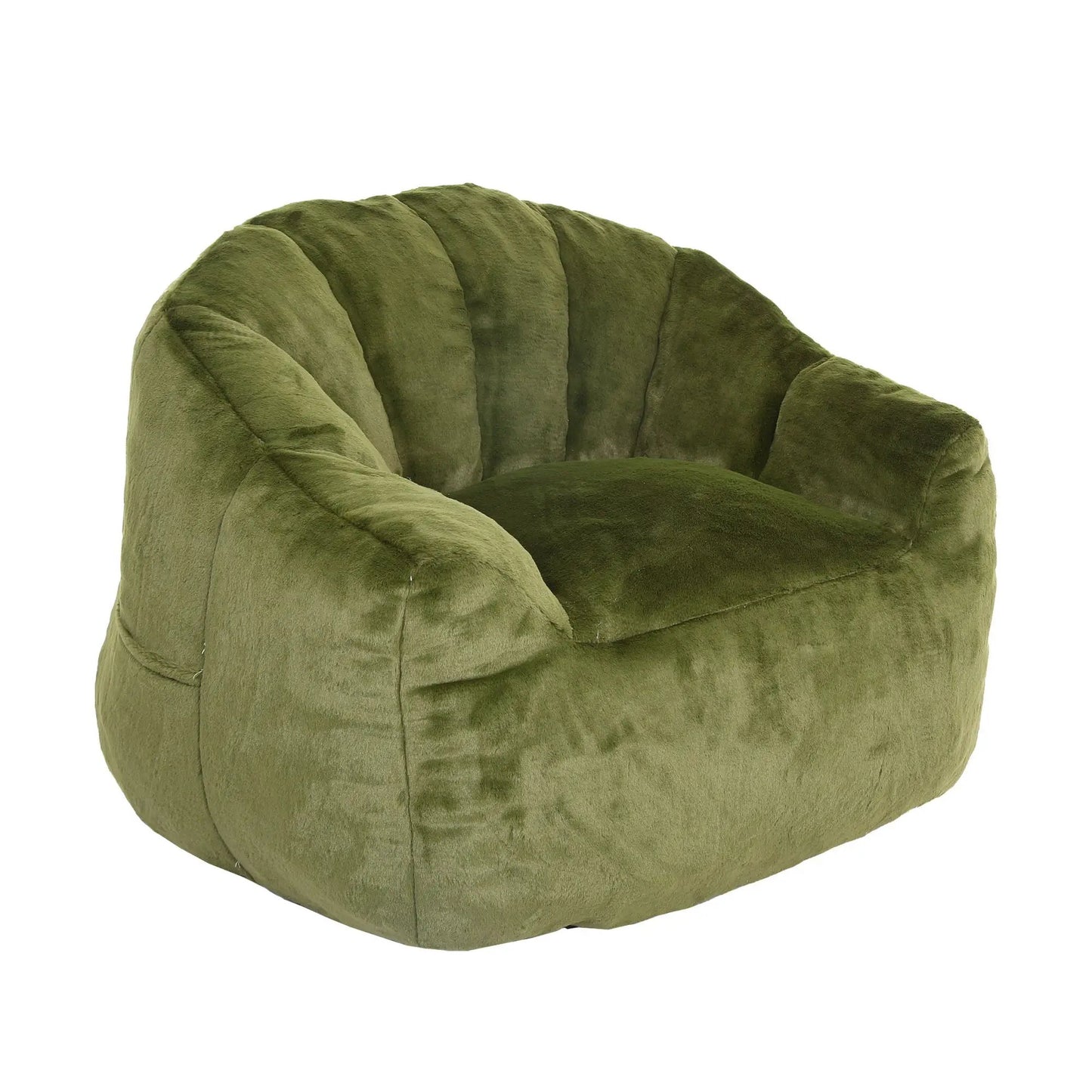 Beanbag Chair with Armrests High Density Foam