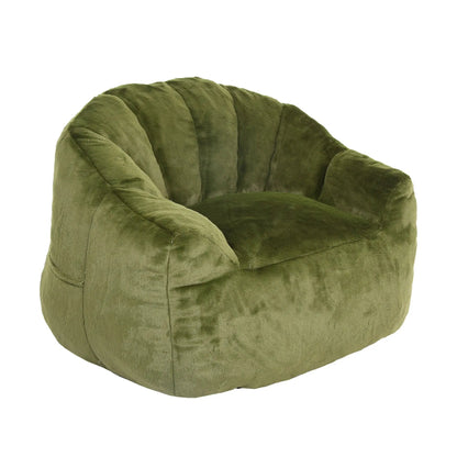 Beanbag Chair with Armrests High Density Foam
