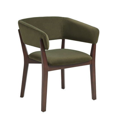 Blake Solid Beech Wood Modern Dining Armchair