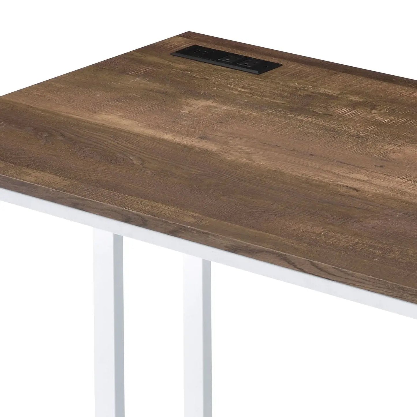 Tyrese Writing Desk With USB Ports Sleek Modern