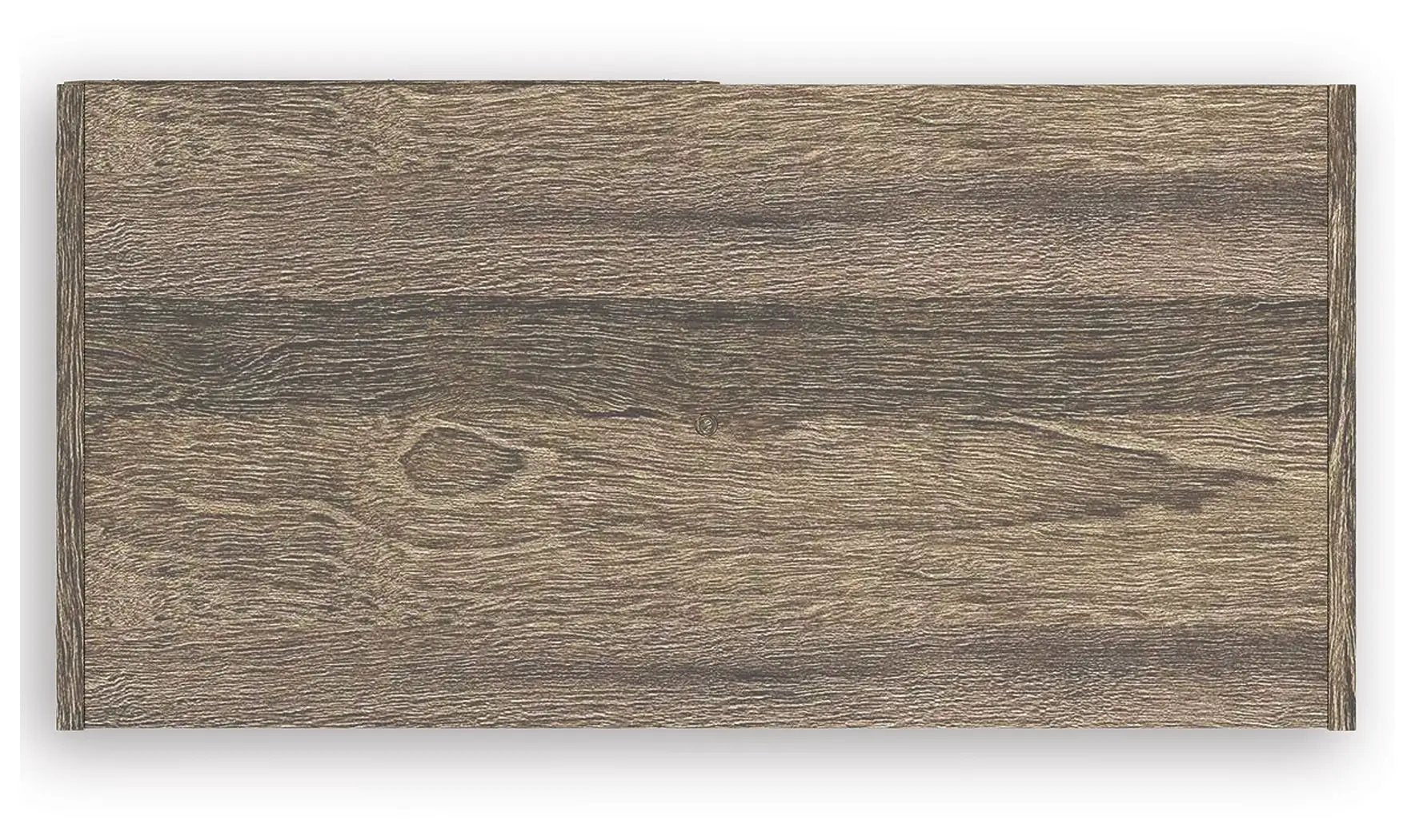 Shallifer cube organizer front panel in dark wood grain finish by Unique Piece Furniture on Tampa Home & Garden Store