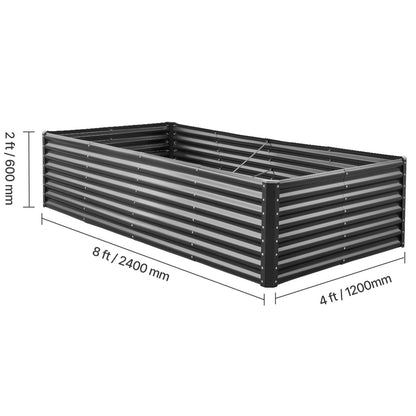 Metal Raised Garden Bed and Outdoor Planter