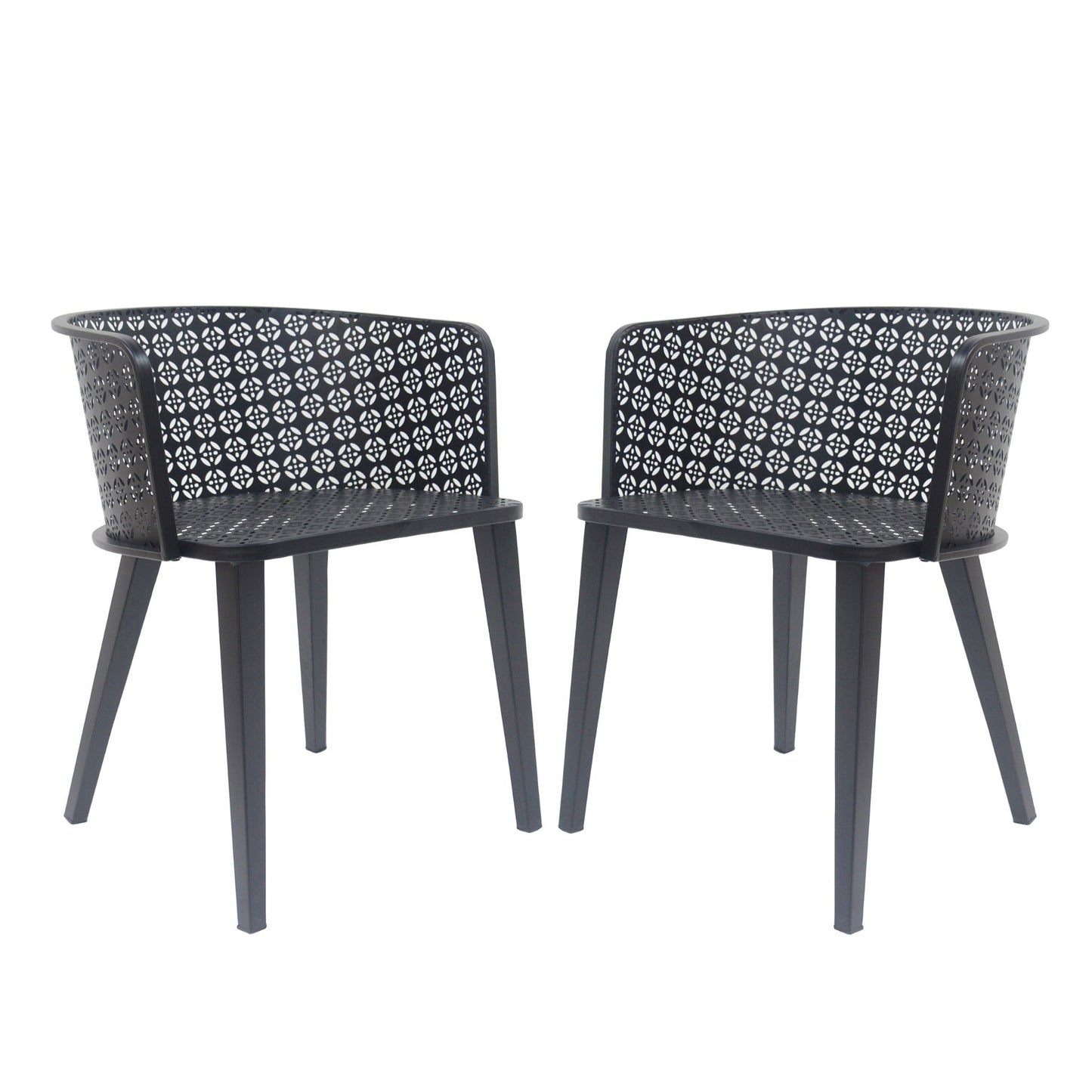 Milan Outdoor Dining Chair Set for Home and Yard