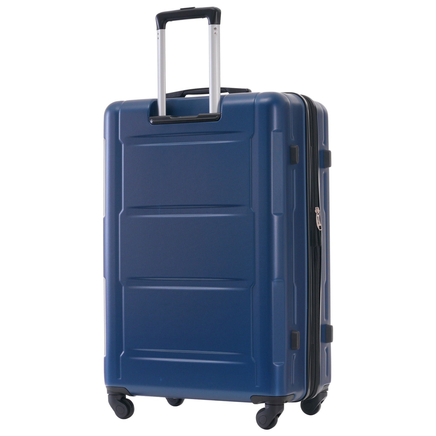 HouseOfZazla blue ABS luggage suitcase with telescoping handle and spinner wheels on Tampa Home & Garden Store