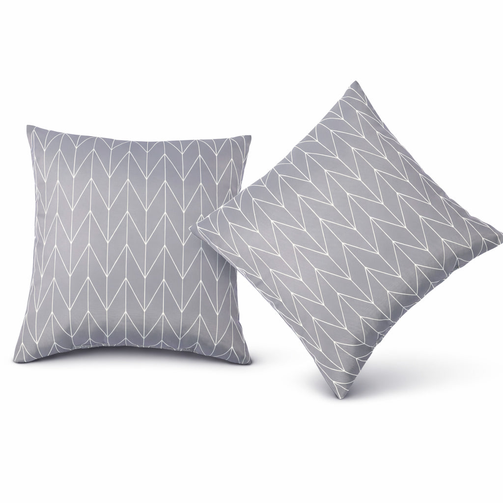 Two Outdoor Pillows and Waterproof Cushion Set