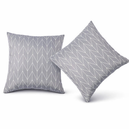 Two Outdoor Pillows and Waterproof Cushion Set