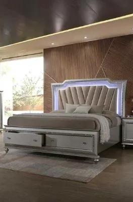 Kaitlyn Bed With Integrated LED Lighting Storage