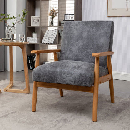 Wide Classic Mid Century Modern Arm Chair