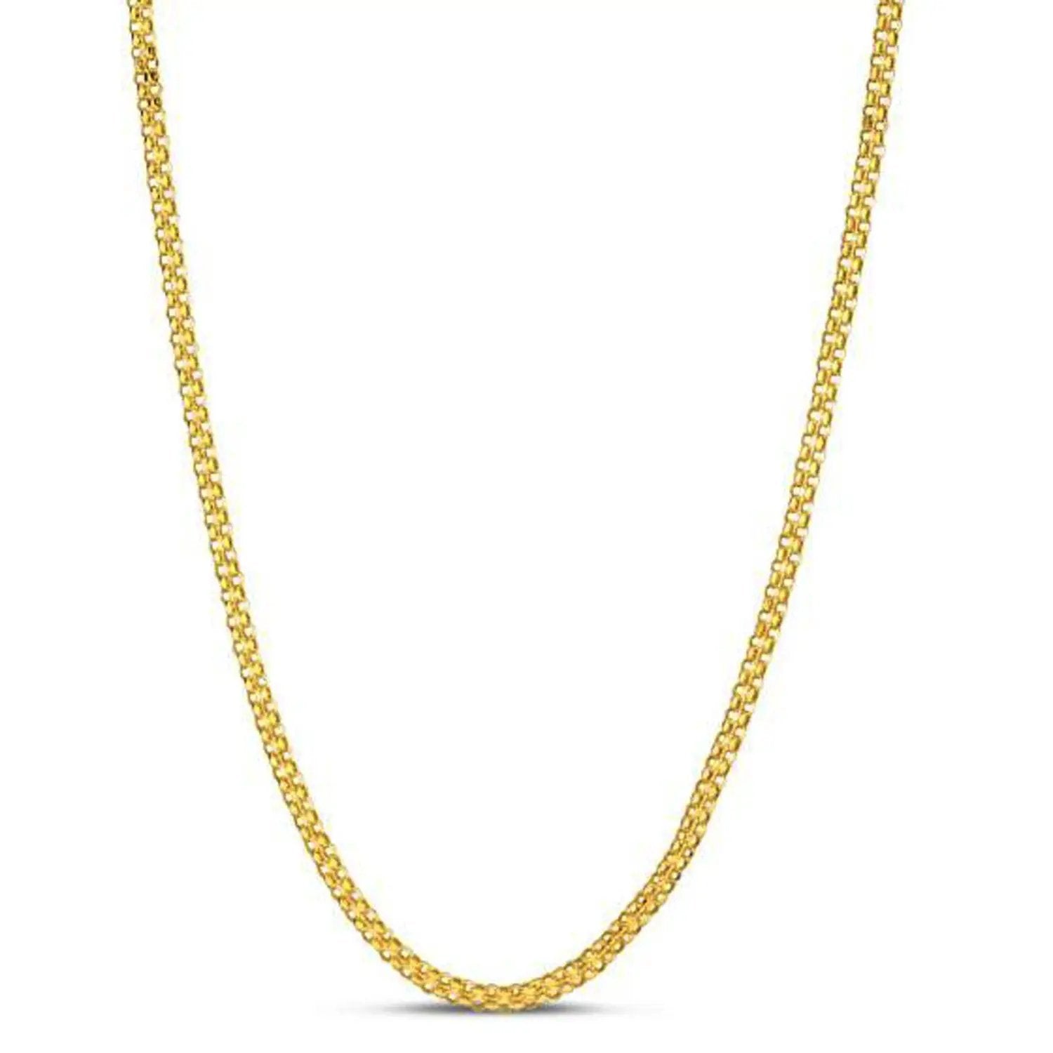 14k yellow gold Bismark chain necklace 2.50 mm by Bids.com on Tampa Home & Garden Store