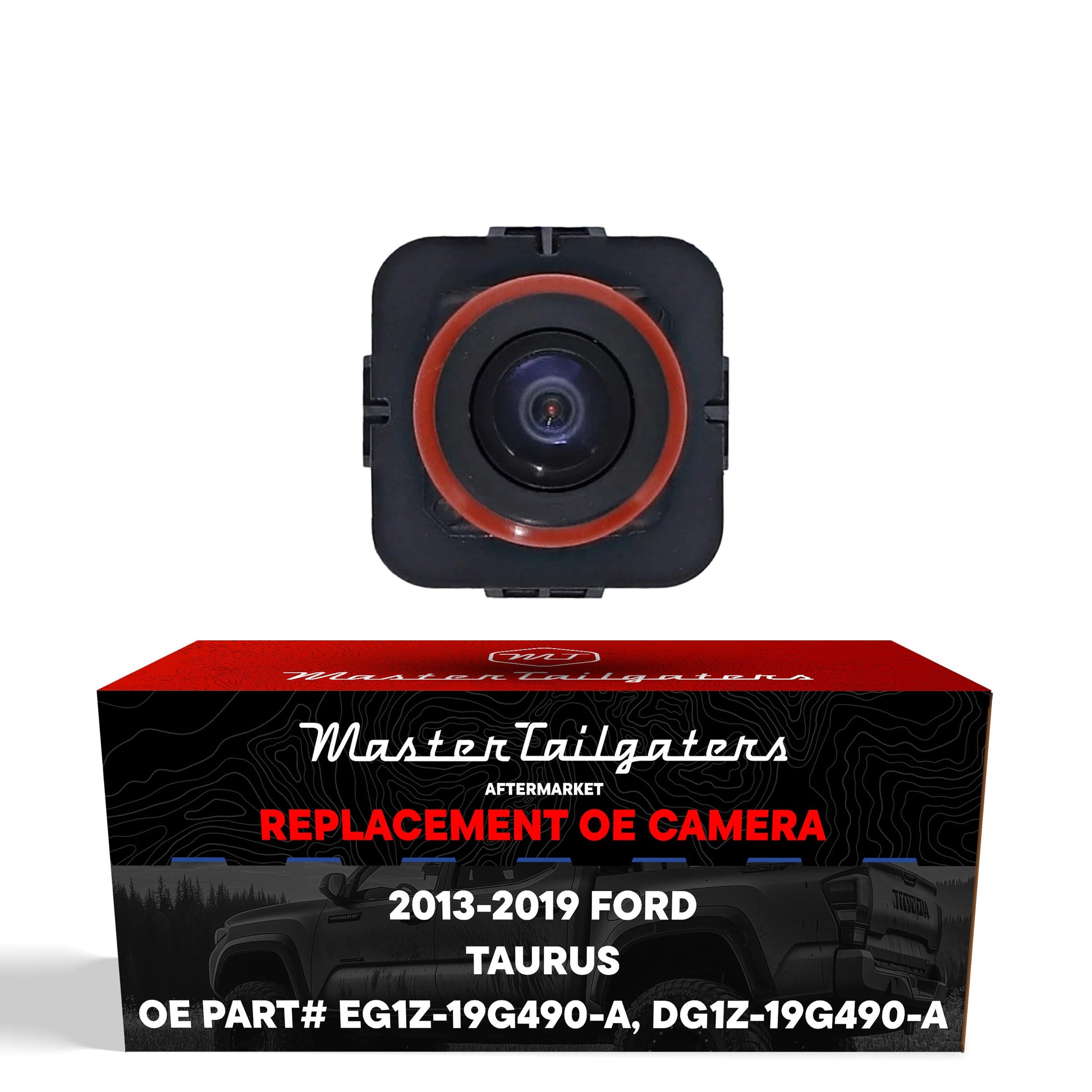 Master Tailgaters Ford Taurus backup camera for 2013-2019 models, red ring, OE replacement on Tampa Home & Garden Store