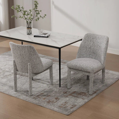 Wide Minimalist Dining Chair for Modern Homes