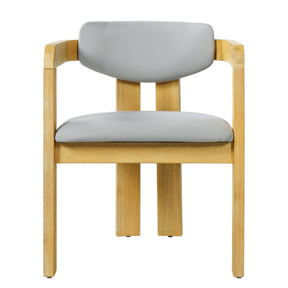 Set of Two Outdoor Acacia Wood Dining Chairs