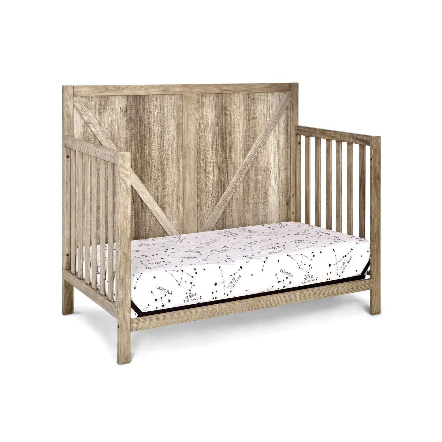 Barnside 4-in-1 Convertible Crib rustic wood finish by Unique Piece Furniture on Tampa Home & Garden Store