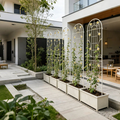 Metal Garden Trellis for Climbing Plants Outdoor